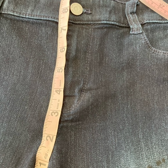 White House Black Market Jeggings Size Medium Paint Distressed - Picture 6 of 10